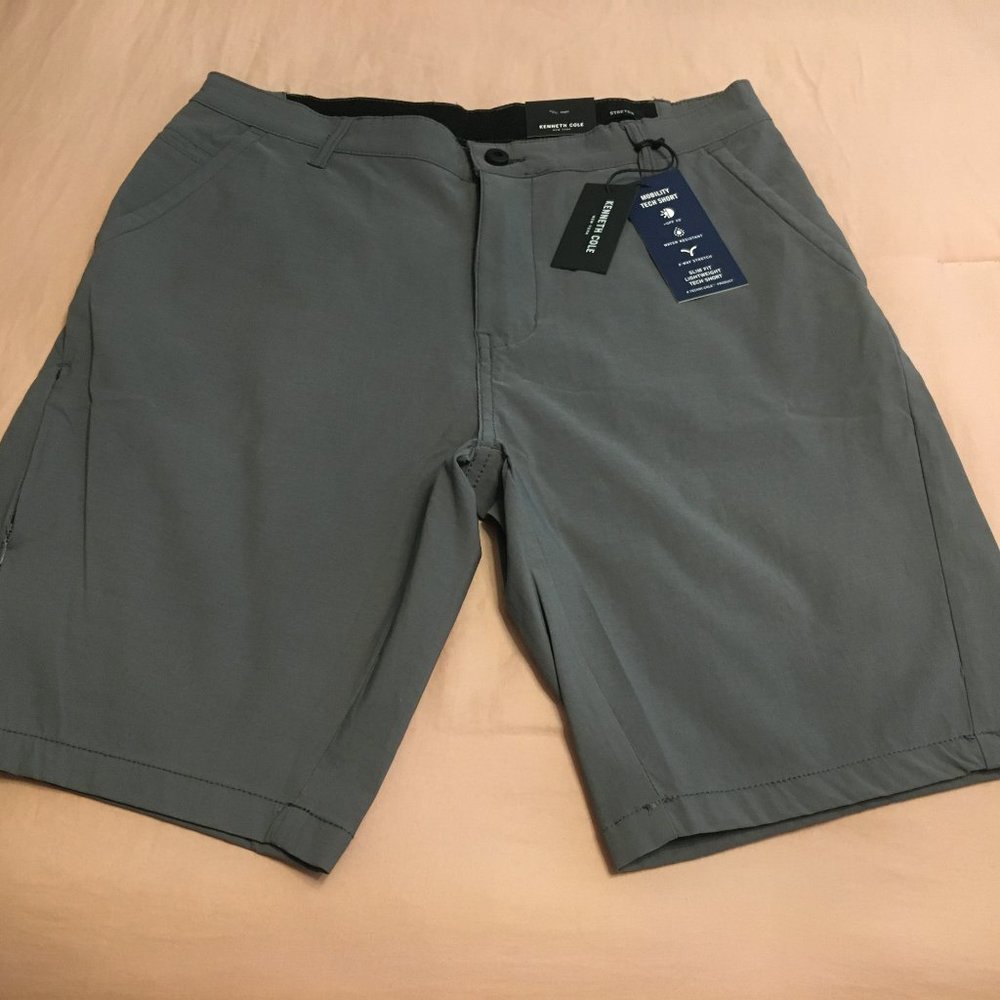 Kenneth Cole Men's Charcoal Grey 9" Short SZ 32